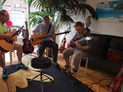 Gitarrenunterricht in der Gruppe